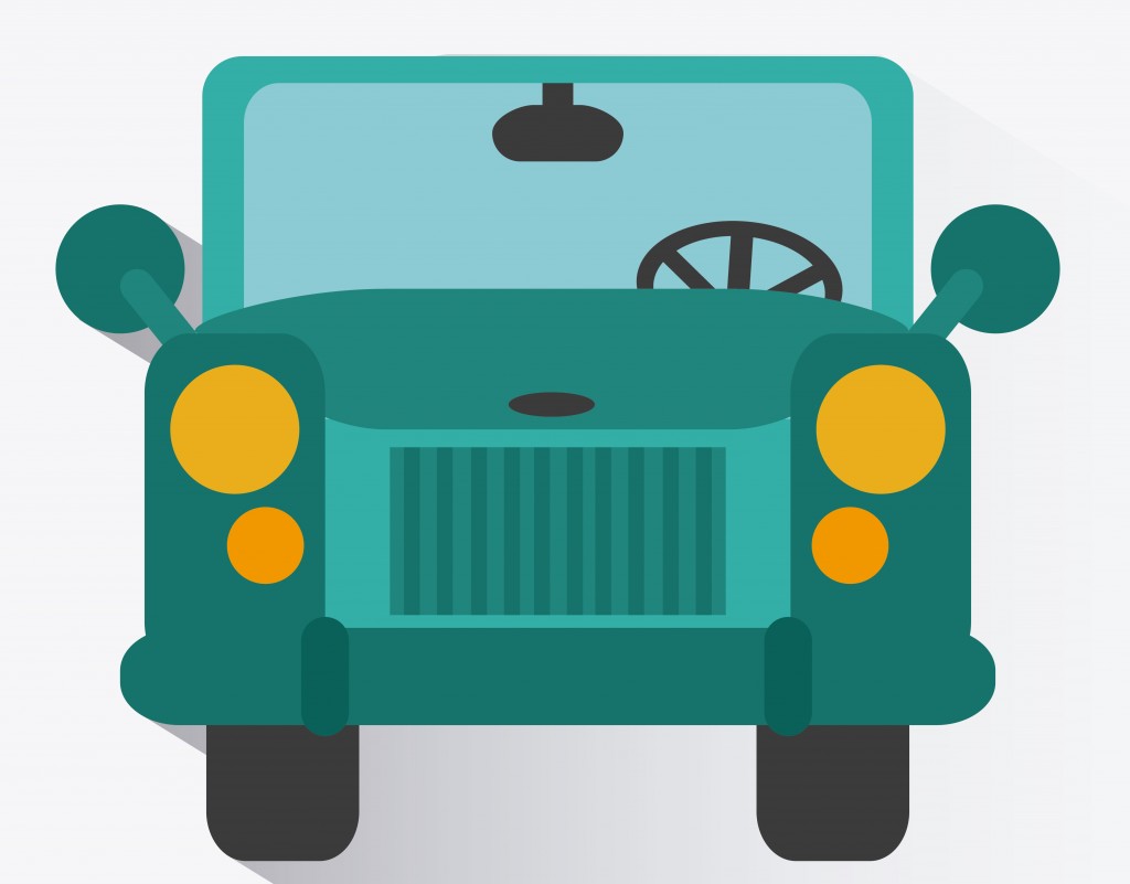 green car illustration